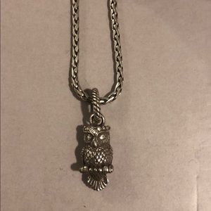 Brighton Owl Charm Necklace w 16” chain